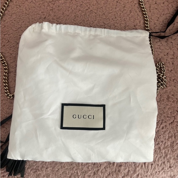 Gucci Nubuck Leather Soho Disco Crossbody Chain Bag - Picture 2 of 6